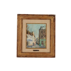 Jean Vinay 1907-1978 Place de l'Aligre Painting