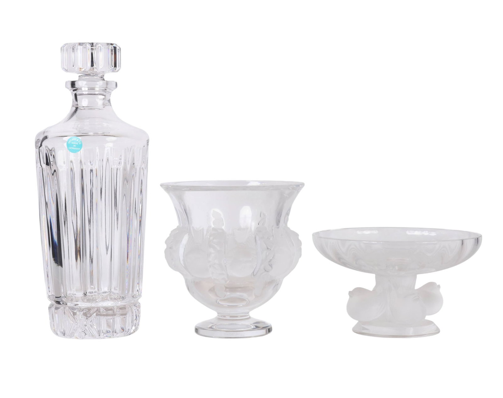 Lalique Crystal Vases and Tiffany & Co Decanter (1 of 6)