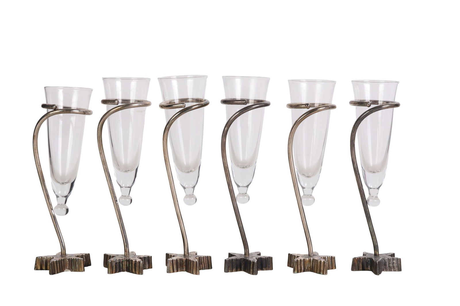 Izabel Lam Crystal Champagne and Barware 6pc LOT (1 of 9)