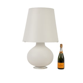 Max Ingrand for Fontana Arte Italian Glass Lamp