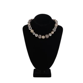 David Yurman 925 Adjustable Slide Bead Necklace