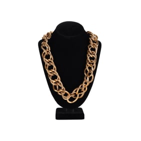 Yves Saint Laurent Designer Gilt Chain Link Belt
