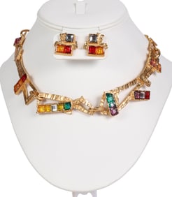 Christian Lacroix Designer Necklace & Earrings SET