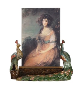 Jay Strongwater Bejeweled Peacock Picture Frame