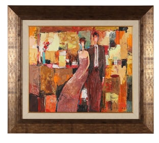 Jacob Chayat 1939-2019 Impressionist Oil Painting