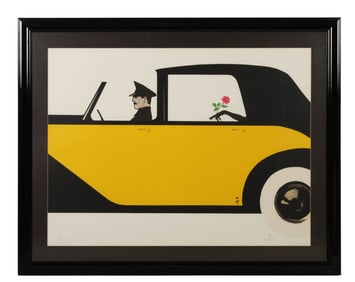 Rene Gruau 1909-2004 La Rose de Bagatelle LE Litho