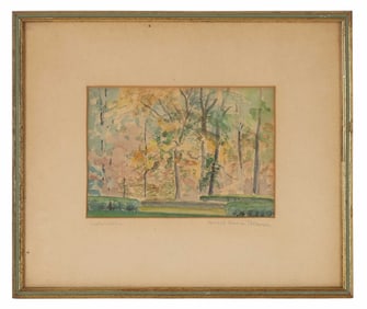 Howard A Patterson 1891-1970 Watercolor Painting