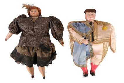 Edith Vargas Mexican Folk Art Character Dolls LOT