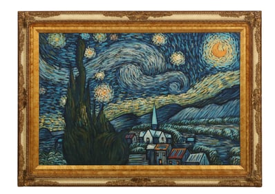 Modern Post-Impressionism Painting after Van Gogh