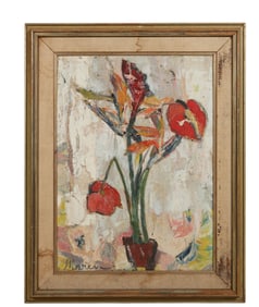 Impressionistic Floral Still Life after John Marin