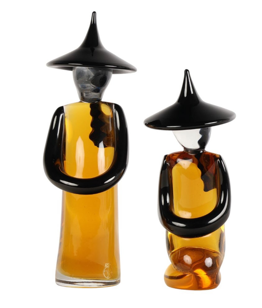 Murano Italian Art Glass Figural Sculptures SIGNED (1 of 7)