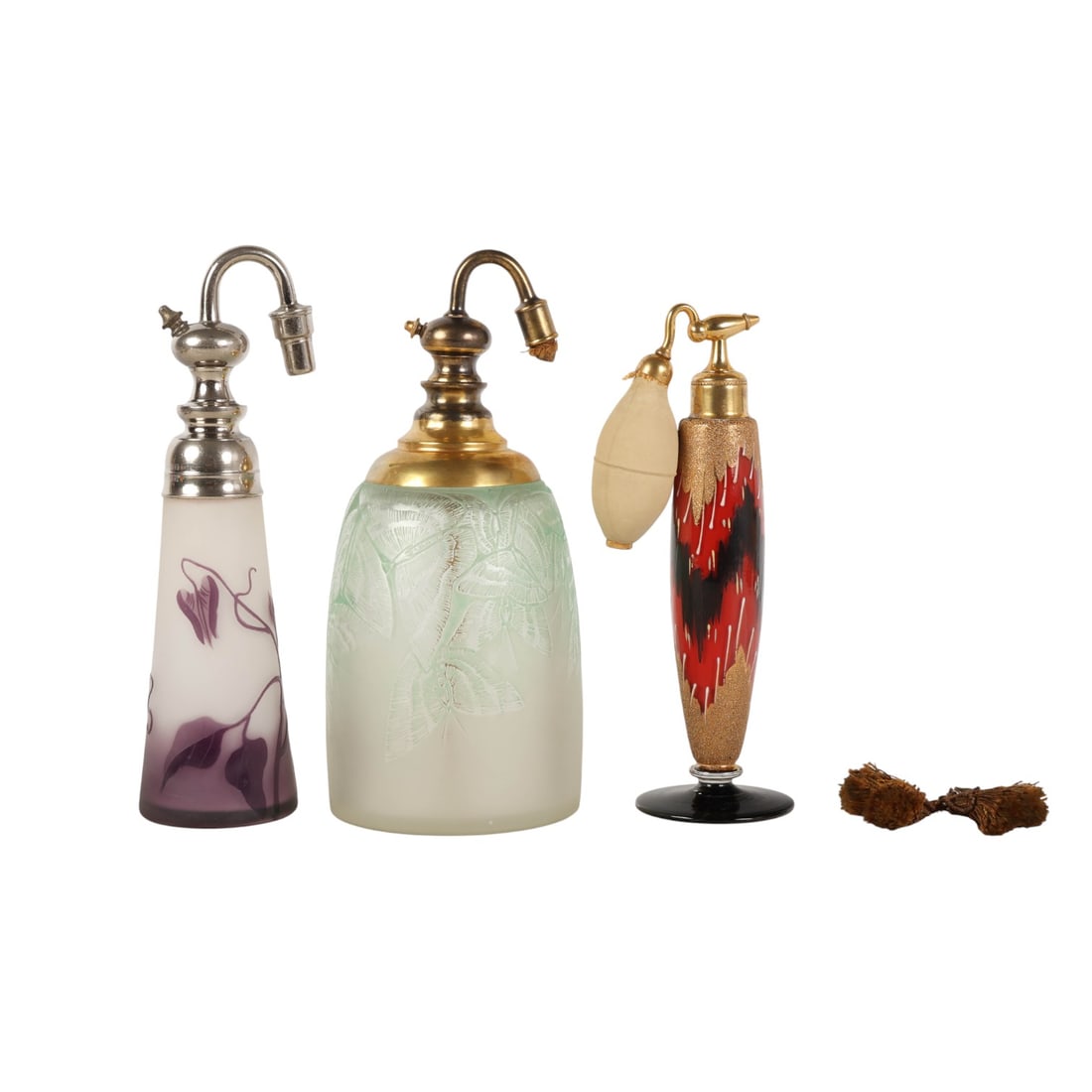 DeVilbiss Paradis Atomizer Perfume Bottles 7pc LOT - 3