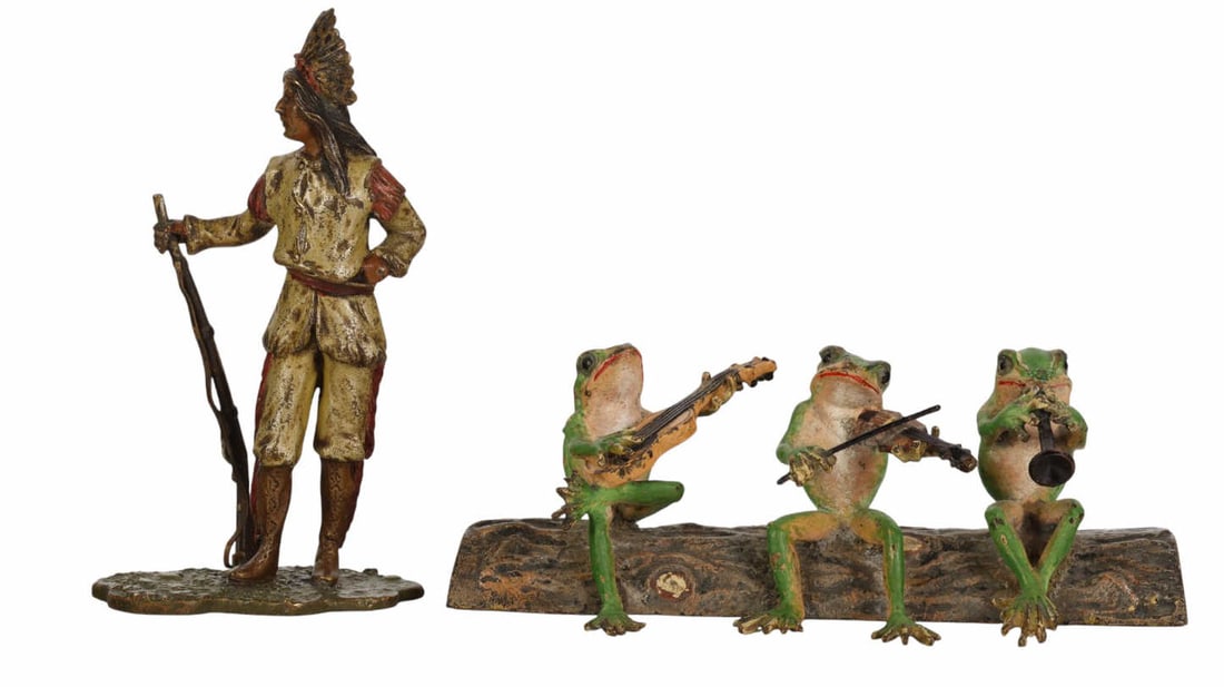 Bergman Type Cold Painted Mini Bronze Figurine LOT (1 of 7)