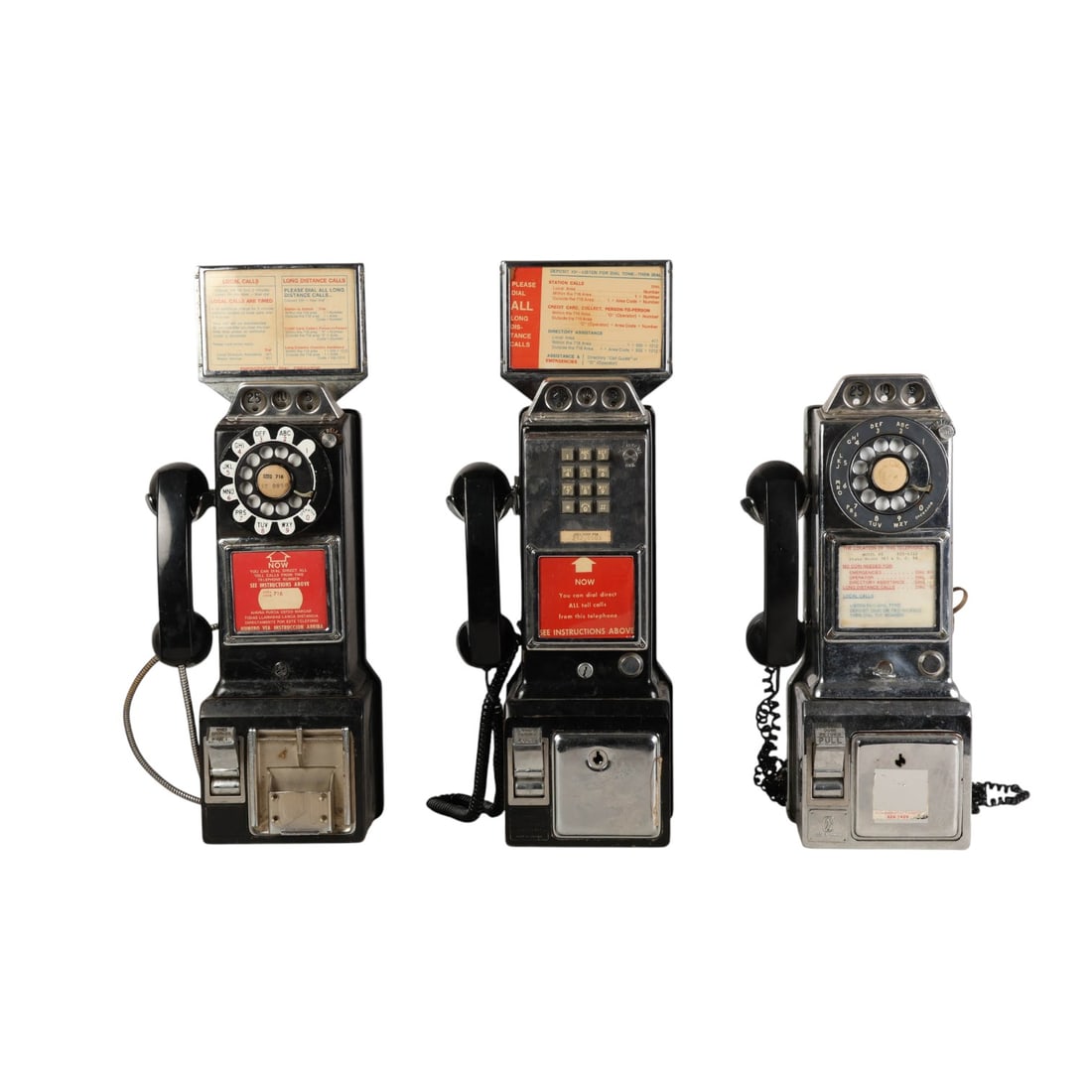 Northern Electric Coin Operated Payphone 3pc LOT (1 of 12)