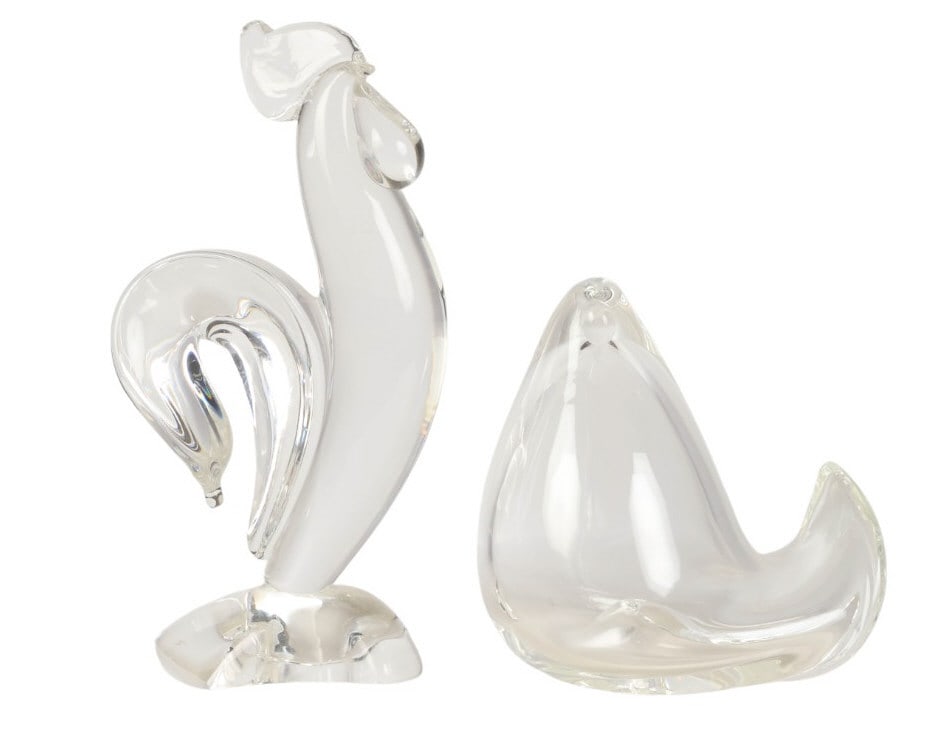 Steuben Crystal Spring Chicken & Strutting Rooster (1 of 8)
