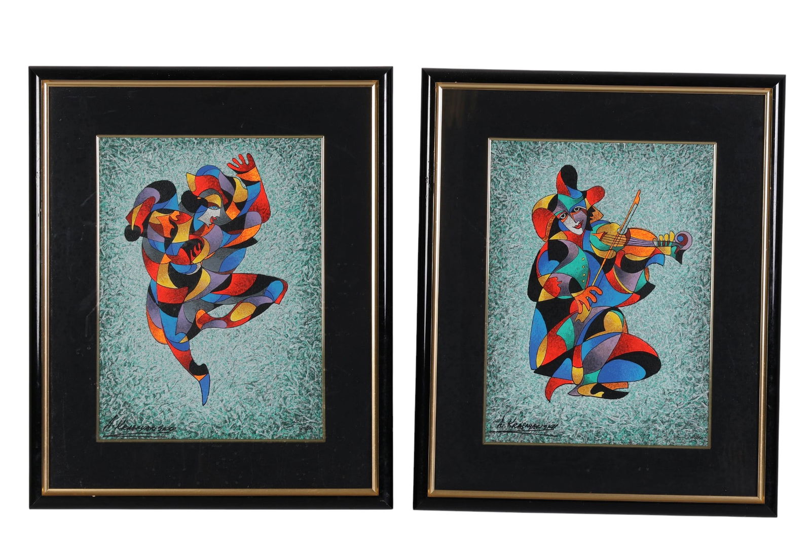 Anatole Krasnyansky 1930-2023 Serigraph 2pc SIGNED (1 of 7)