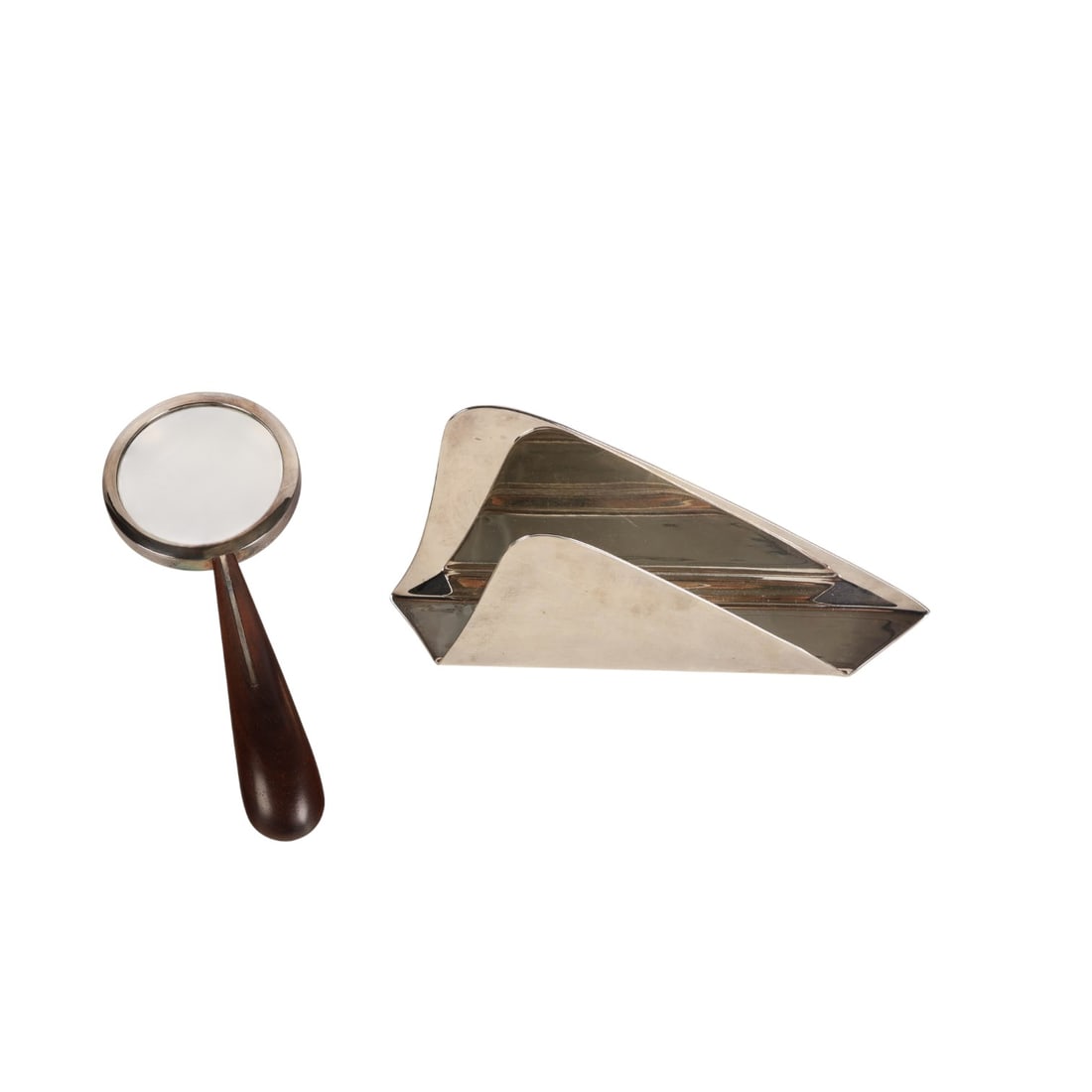 Puiforcat Letter Holder & Magnifying Glass 2pc LOT (1 of 5)