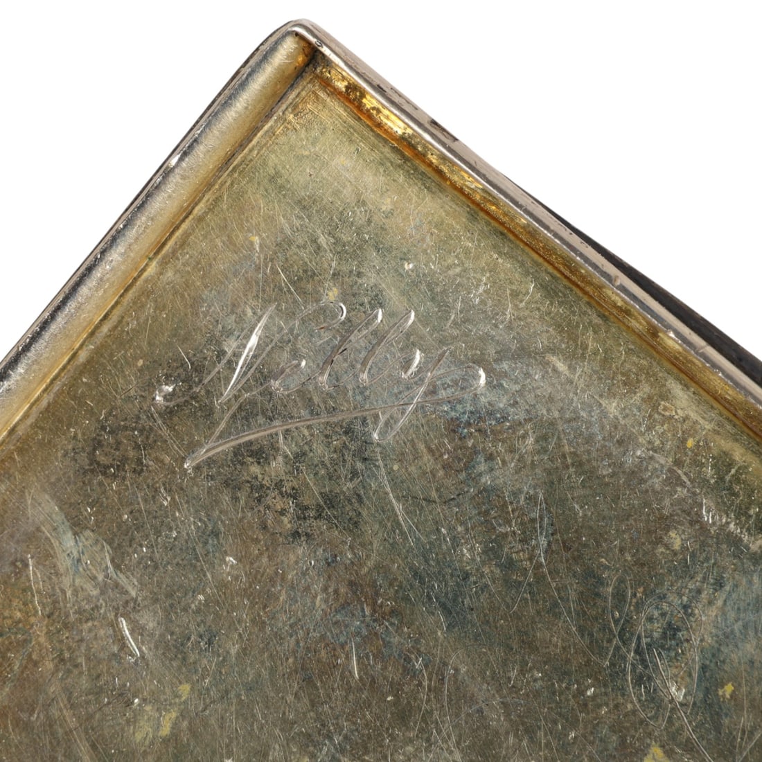 Sterling Silver Enamel Compacts Cigarette Case 10p - 6