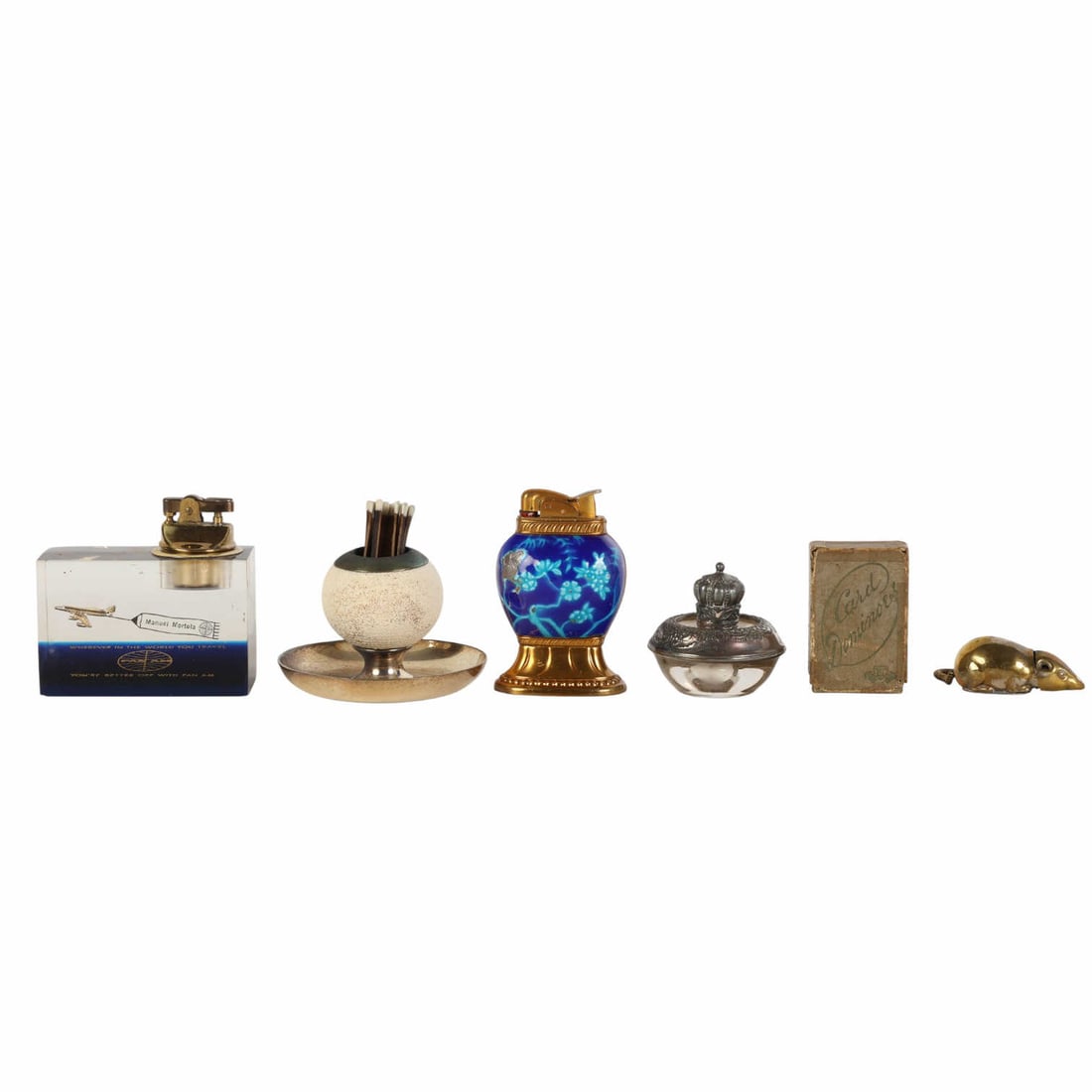 Pan Am Scripto Figural Mouse Cigarette Lighter LOT (1 of 7)