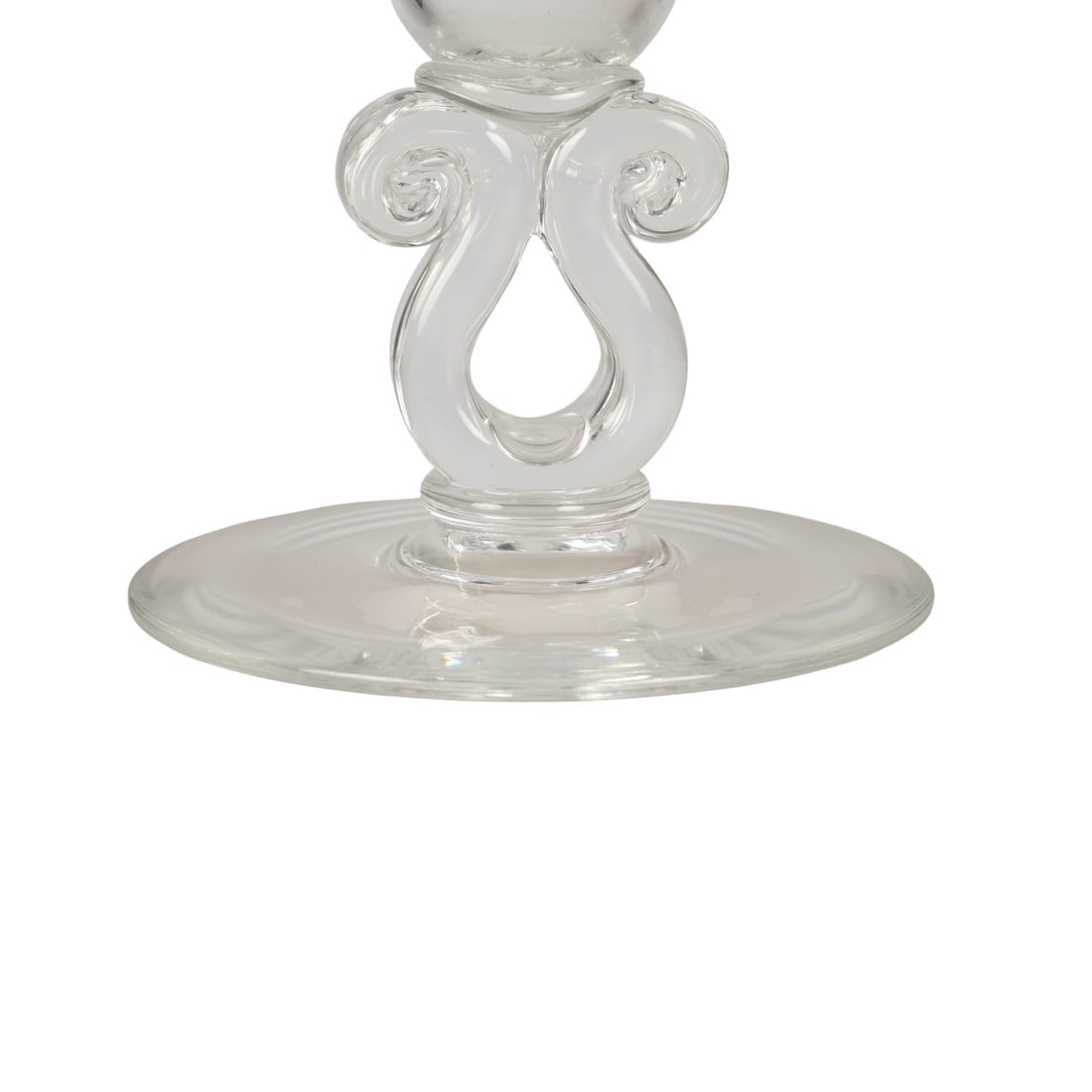 Steuben Crystal Fluted Vase & Toasting Goblet LOT - 5