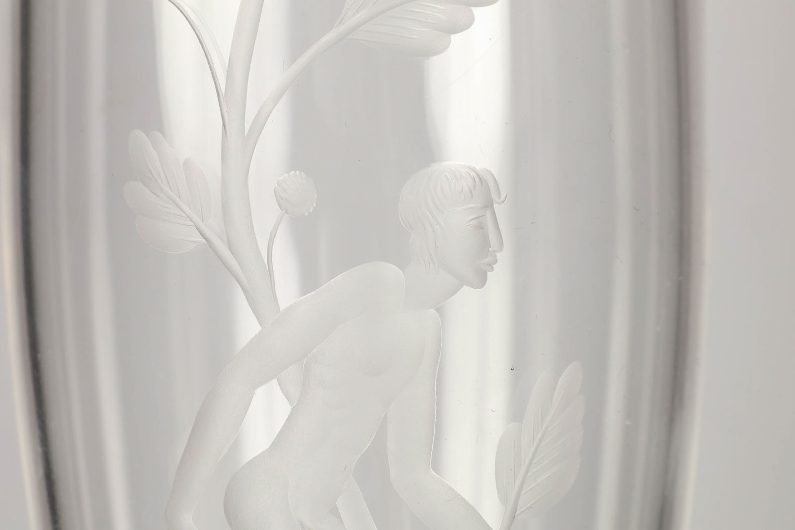 Steuben Crystal Fluted Vase & Toasting Goblet LOT - 6