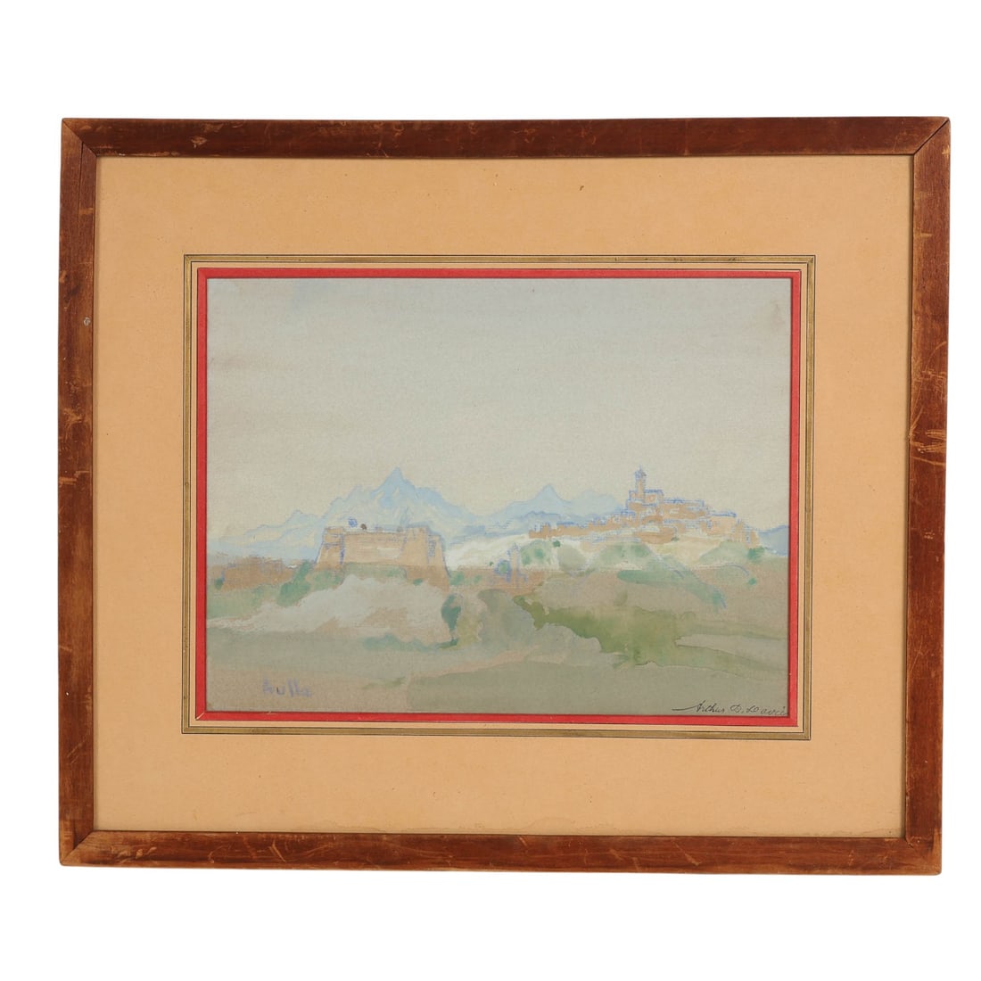 Arthur Bowen Davies 1862-1928 Watercolor Painting (1 of 9)