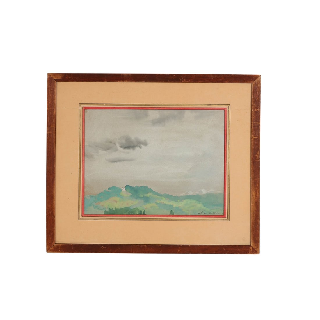 Arthur Bowen Davies 1862-1928 Watercolor Painting (1 of 7)