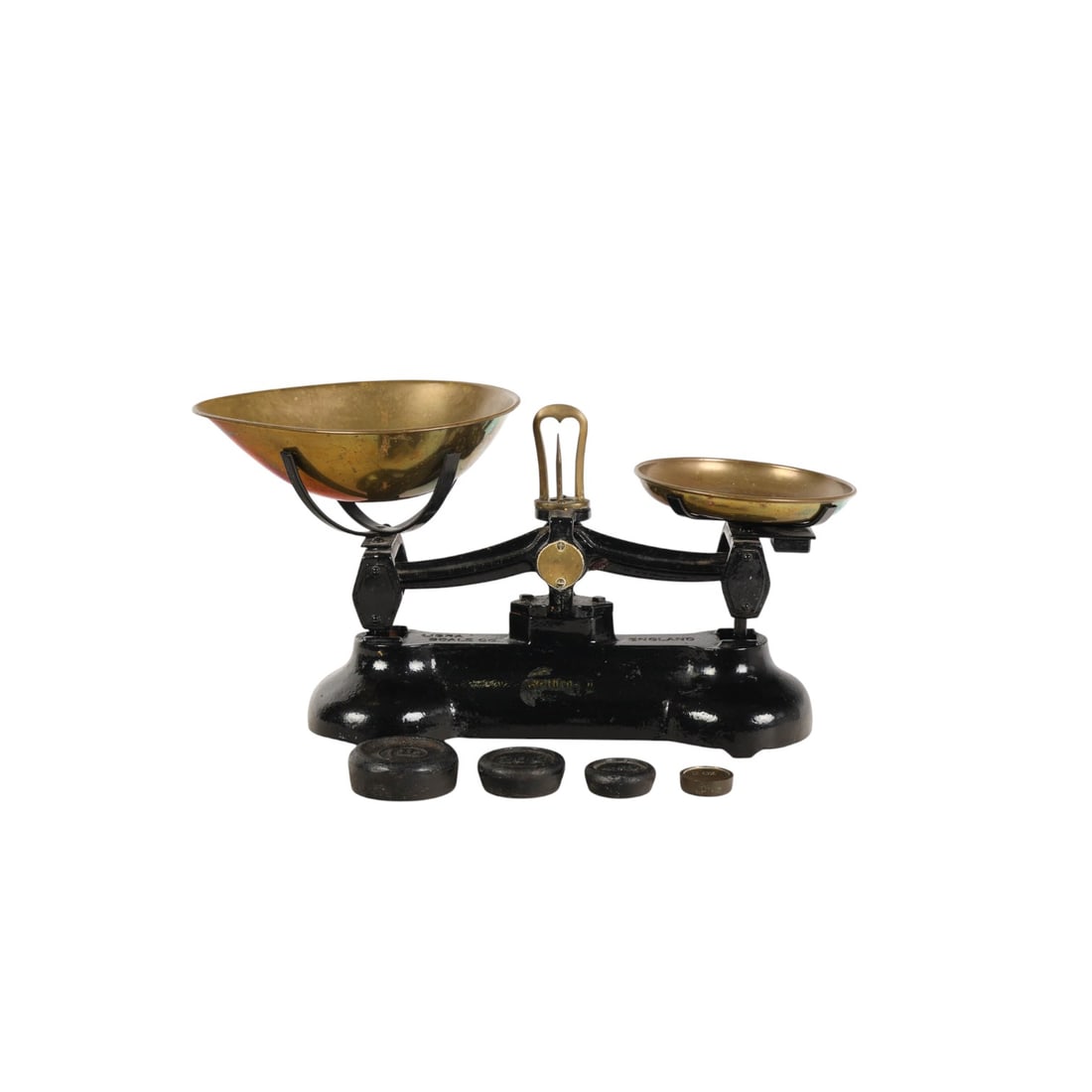 Antique English Libra Co. Cast Iron & Brass Scale (1 of 8)