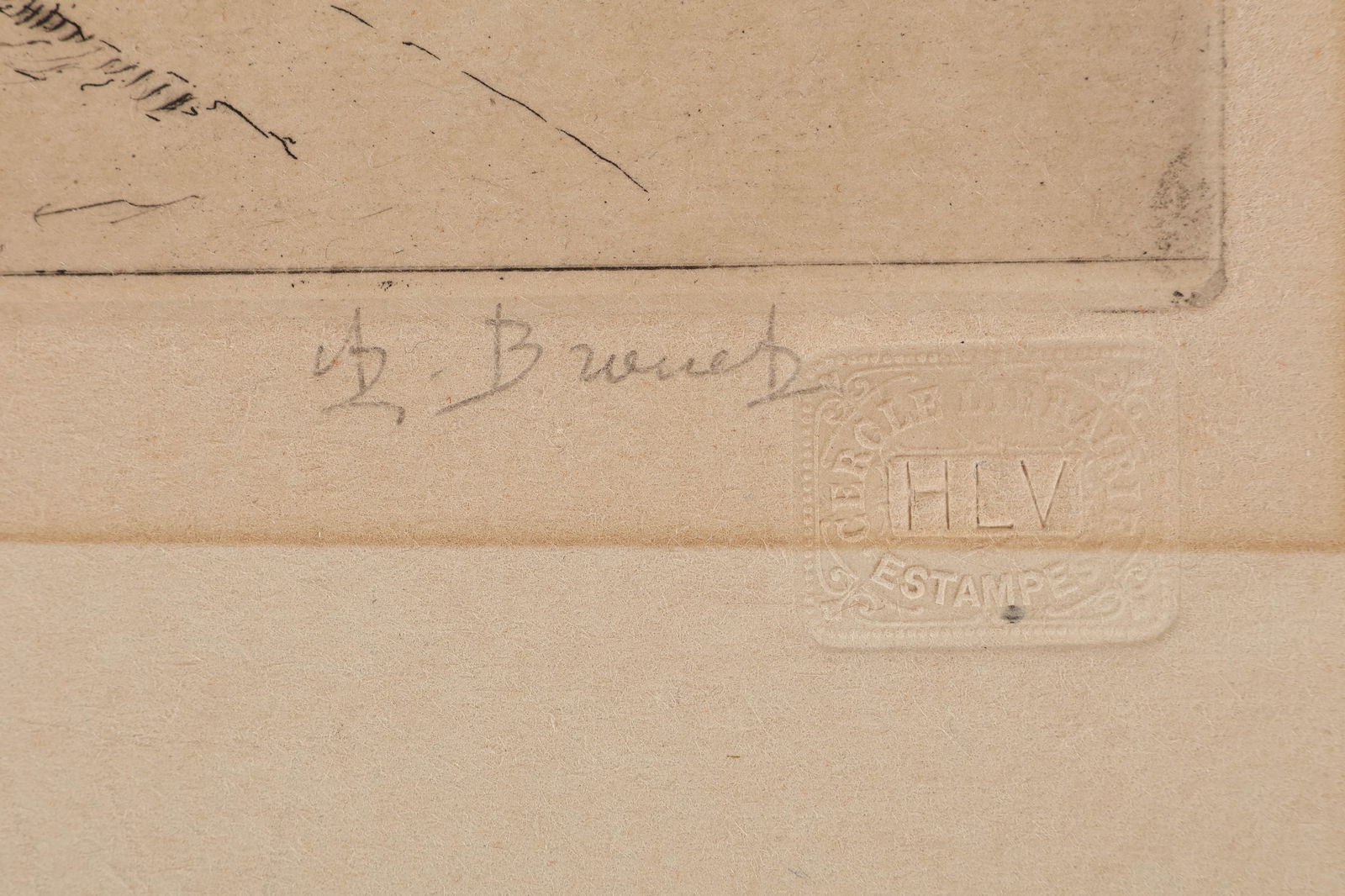 Auguste Brouet 1872-1941 Caning Chairs Etching - 5