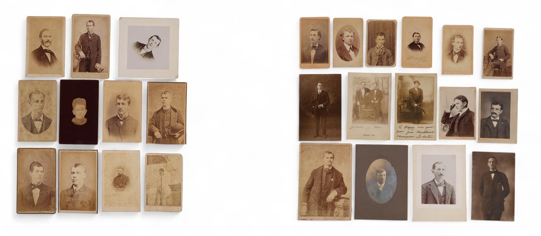 Gentlemen Portraits Photos Cabinet Cards 26pc LOT (1 of 9)