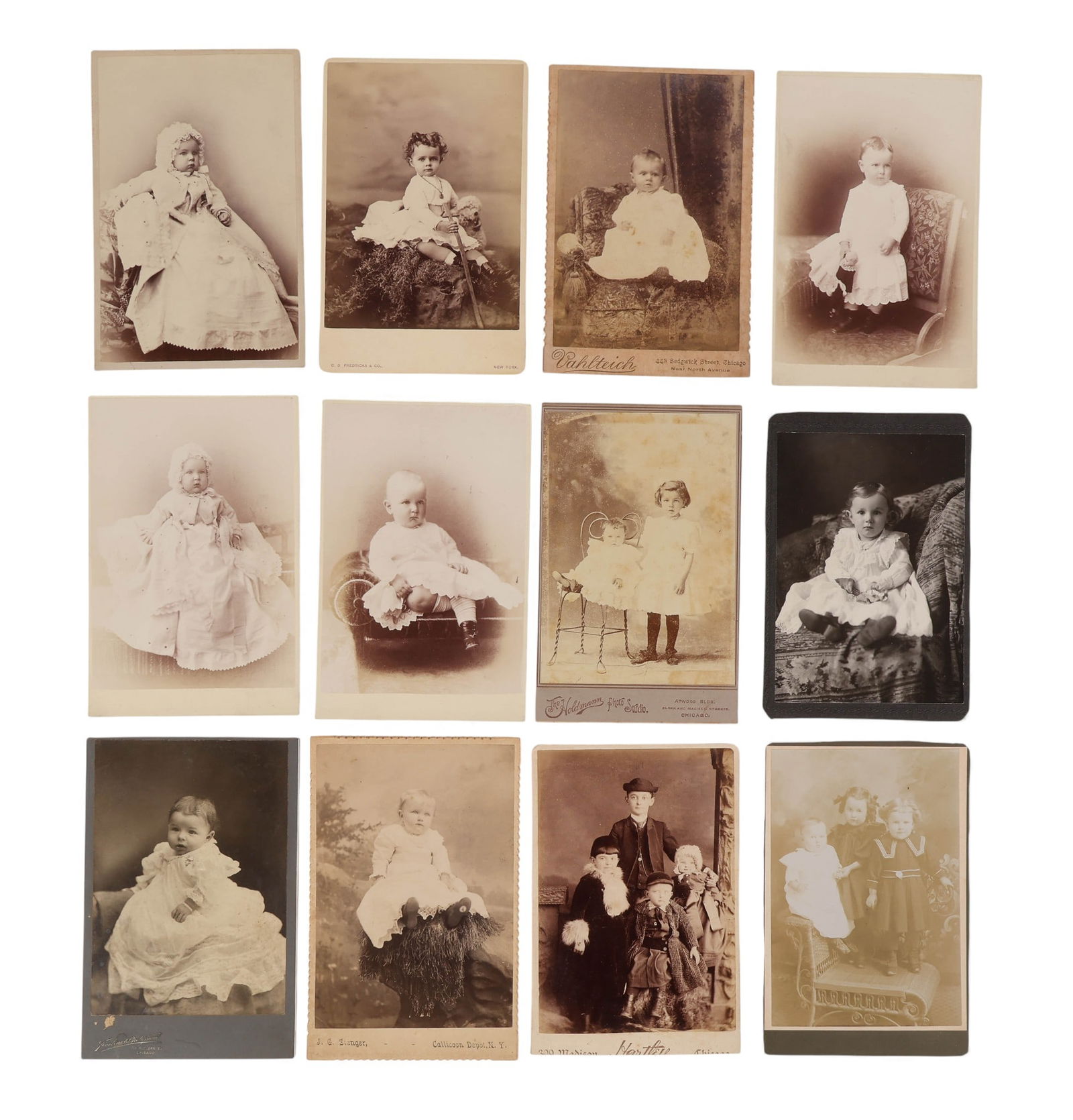 Antique Children & Family Cabinet Photos 33pc LOT (1 of 10)