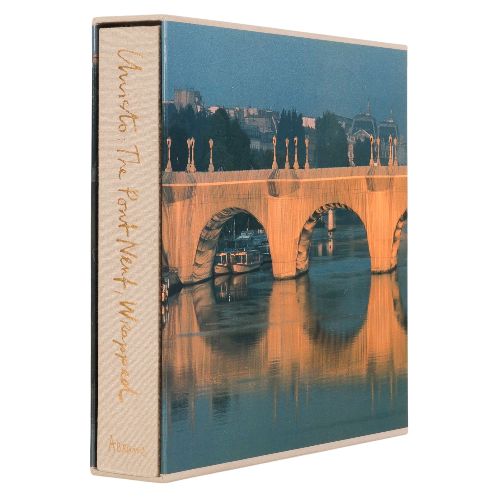 Christo 1935-2020 The Pont Neuf Paris Book 1975-85: Christo (Christo Vladimirov Javacheff, Bulgarian-American, born 1935-2020), The Pont Neuf, Wrapped, Paris, 1975-85, a hardcover artist book published by Harry N. Abrams, Inc., New York, documenting th
