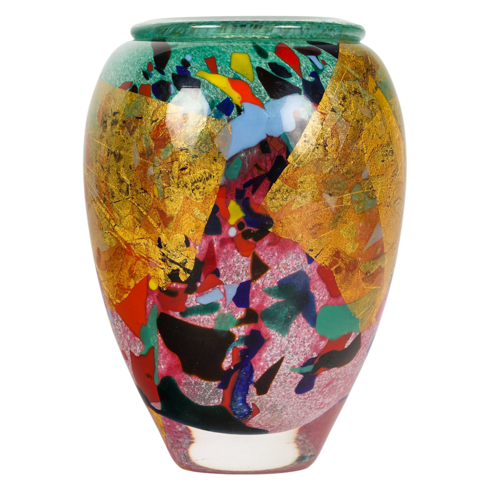 Jean-Claude Novaro 1943-2015 Studio Art Glass Vase (1 of 8)