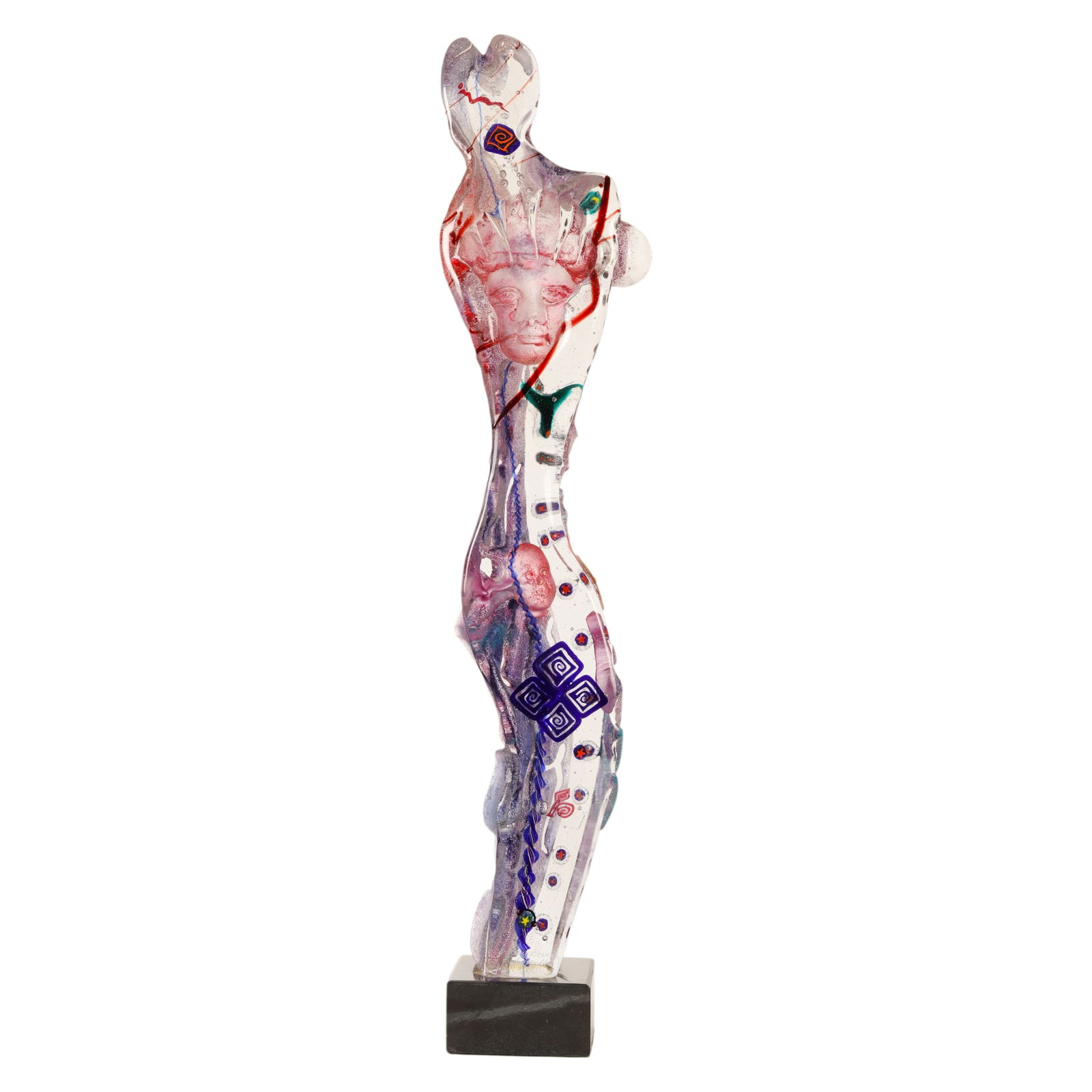 Susan Gott b.1959 Dancing Shaman Art Glass Statue (1 of 11)