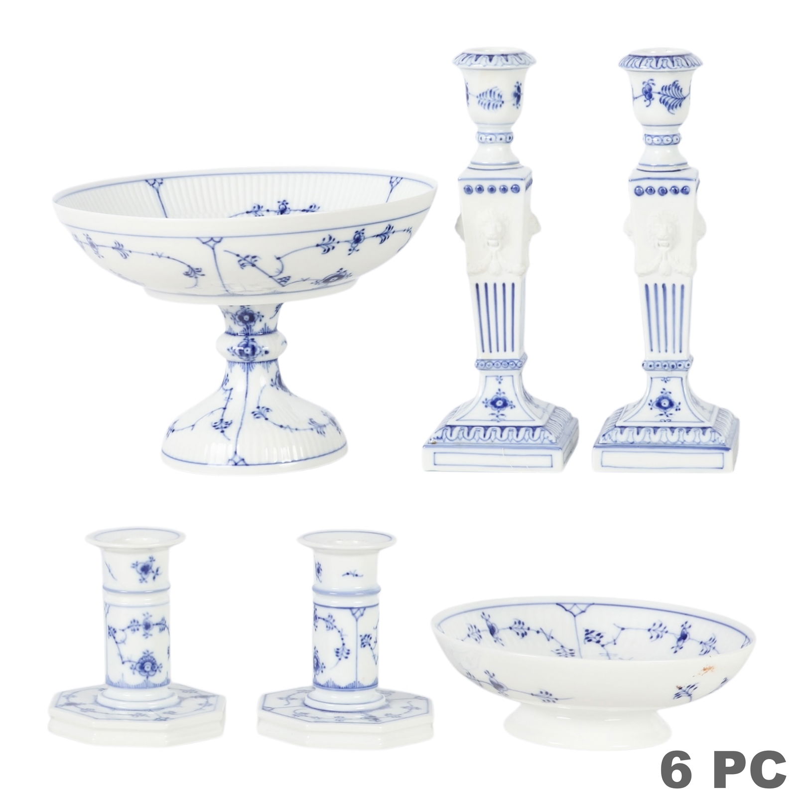Royal Copenhagen Blue Fluted Plain Table Decor LOT (1 of 10)
