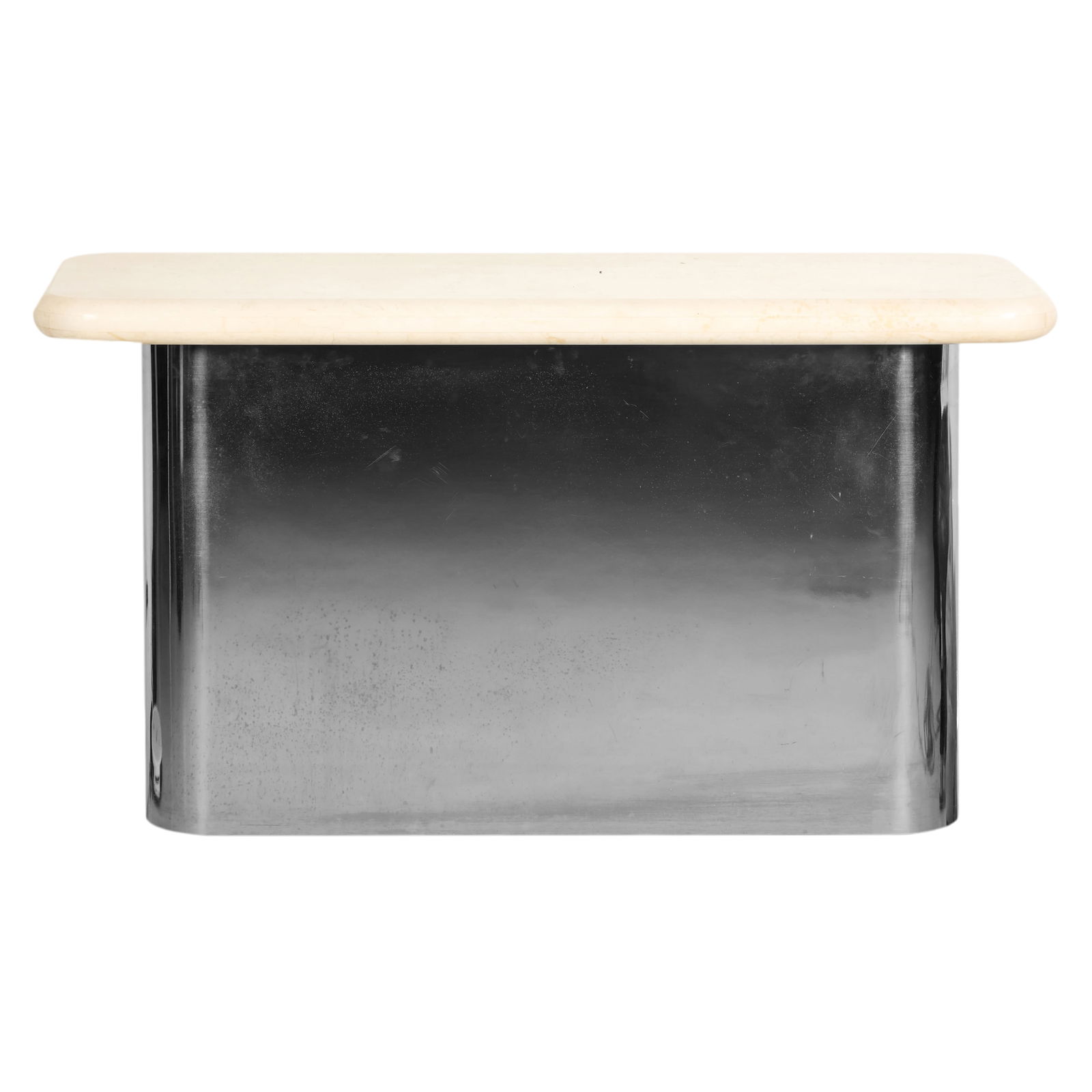Mid Century Modern Marble and Chrome Entry Table (1 of 15)