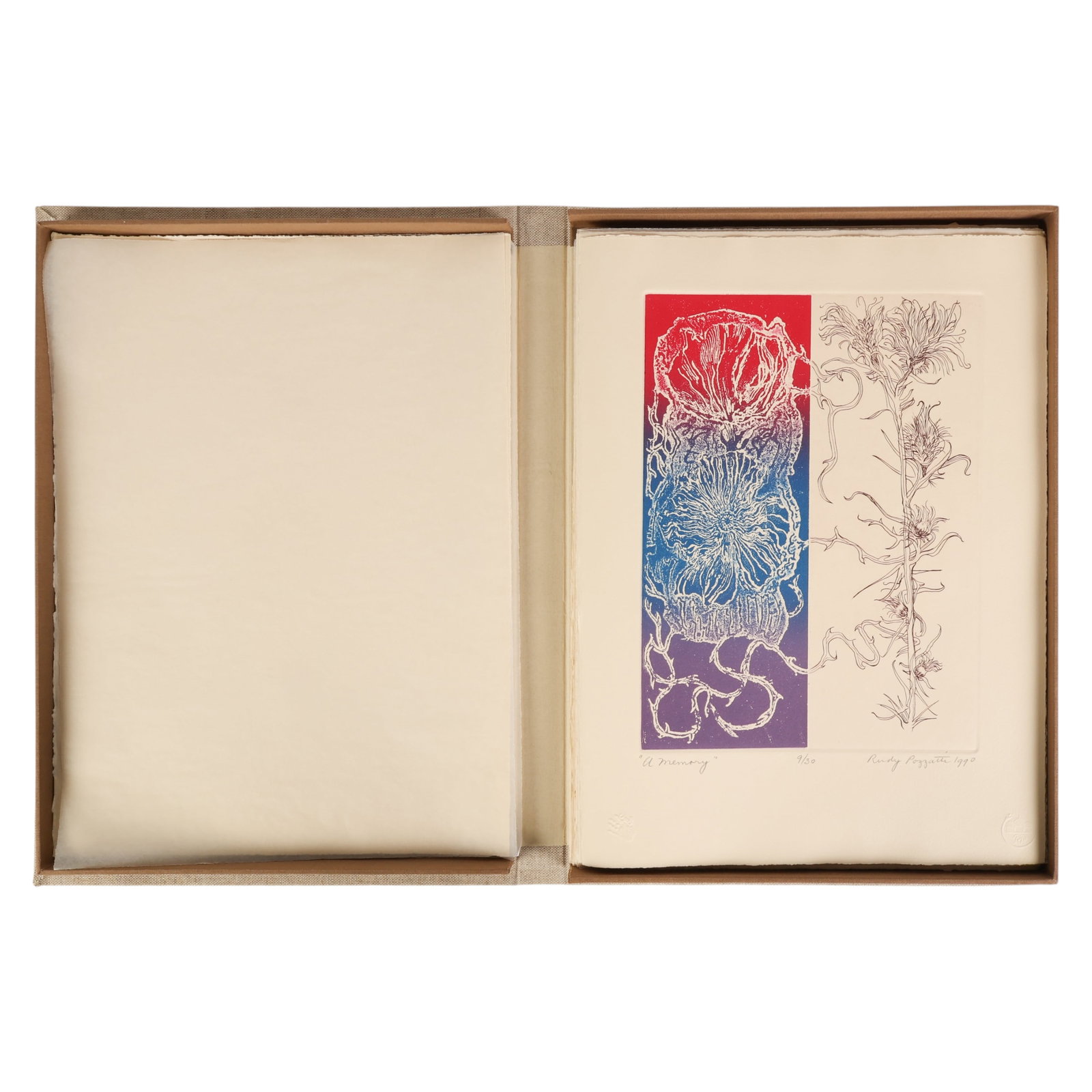 Pozzatti Isreal Words and Images Portfolio SIGNED (1 of 16)