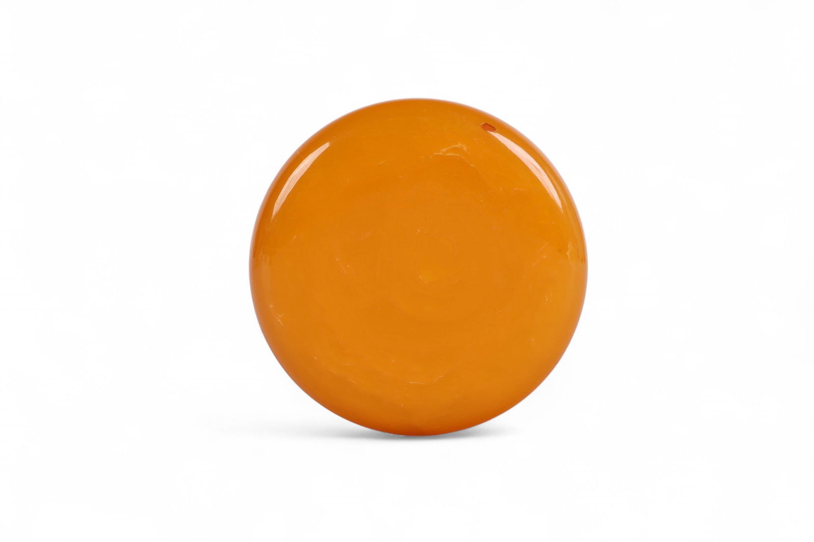 Bakelite Butterscotch Cherry Red Backgammon Chips - 6