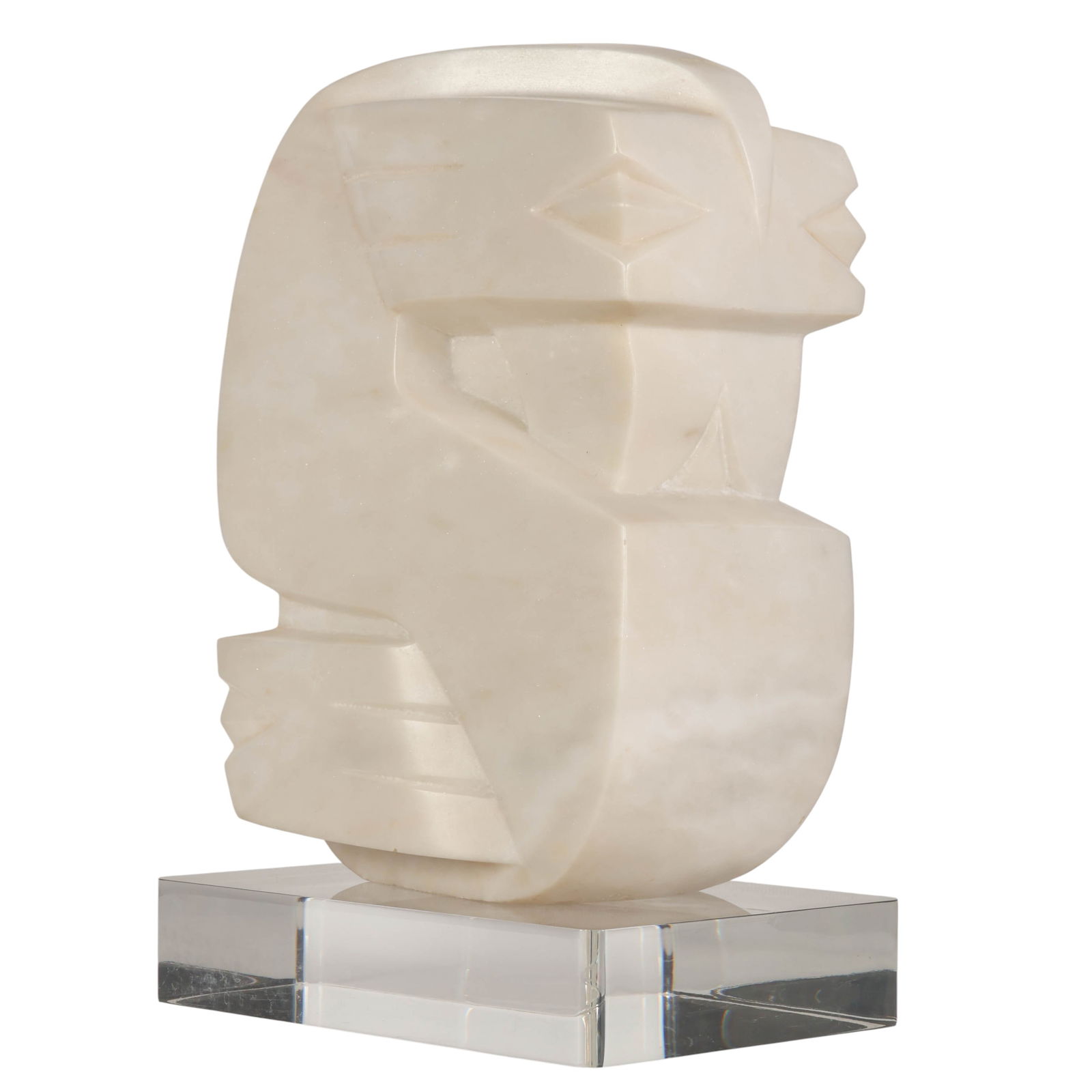 Colin Figure b1943 Carved Abstract Stone Sculpture (1 of 7)