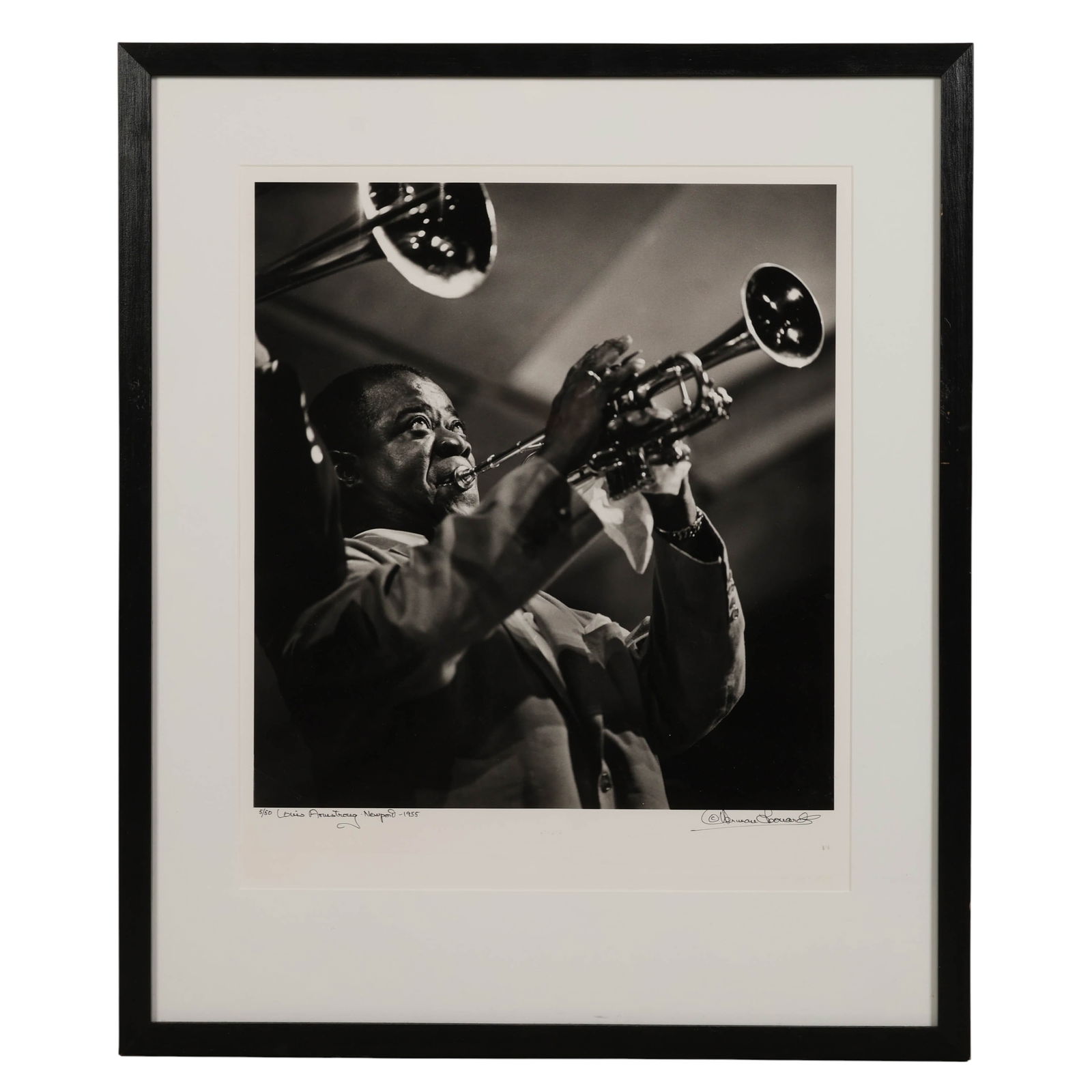 Herman Leonard 1923-2010 Louis Armstrong SIGNED (1 of 6)