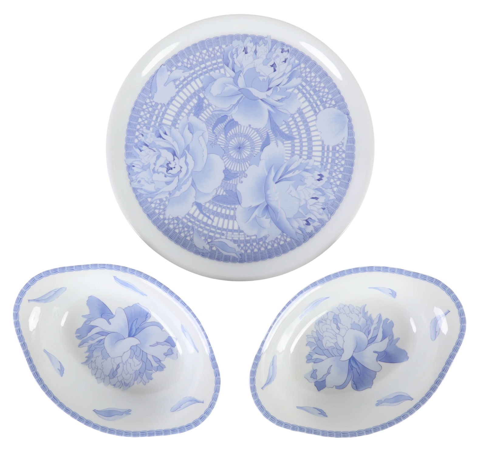 Hermes Les Piviones Serving Bowls and Platter LOT (1 of 7)