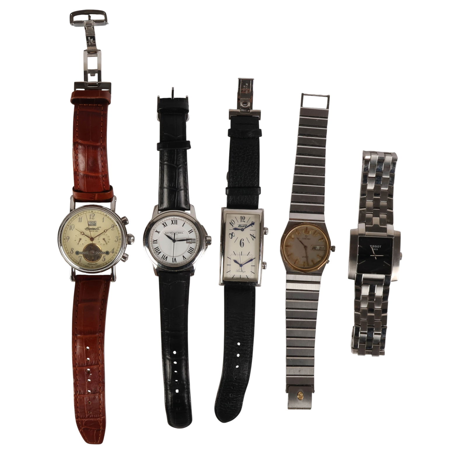 Raymond Weil Tissot Concord Ingersoll Watches LOT (1 of 6)