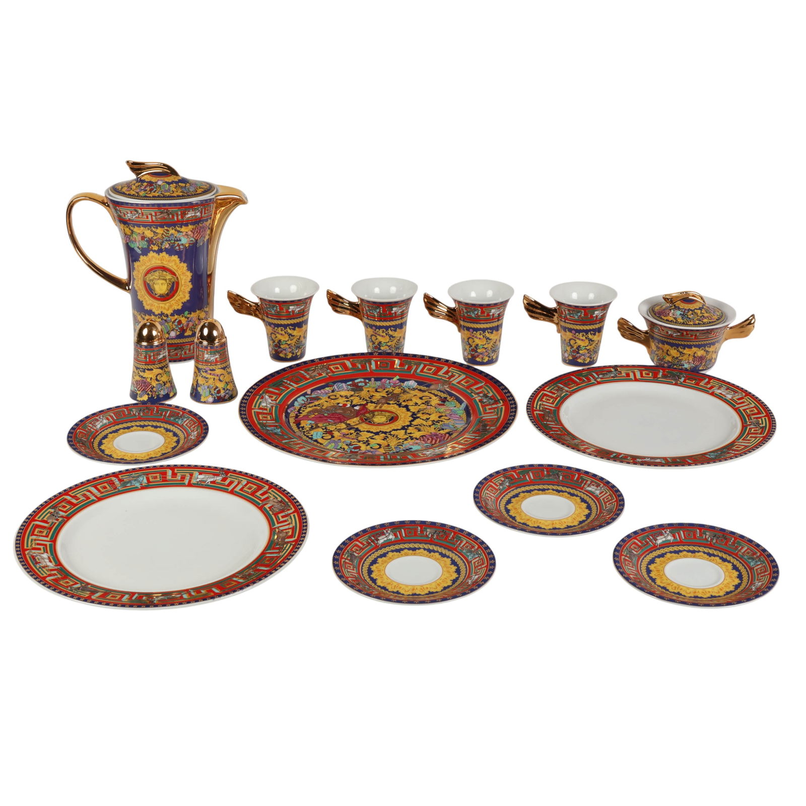 Versace Rosenthal 15 Piece Christmas Porcelain SET (1 of 9)