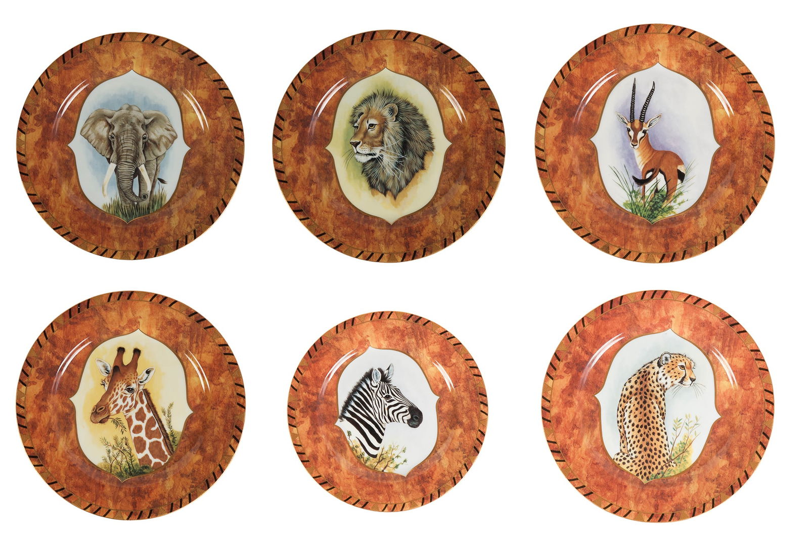 Lynn Chase Portraits of Africa Porcelain Plate SET (1 of 10)