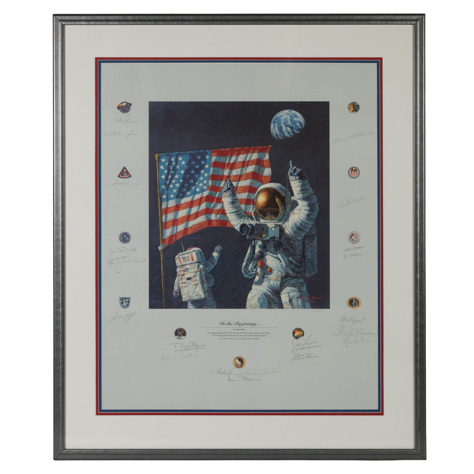 Alan Bean In the Beginning Offset Litho SIGNED (1 of 6)