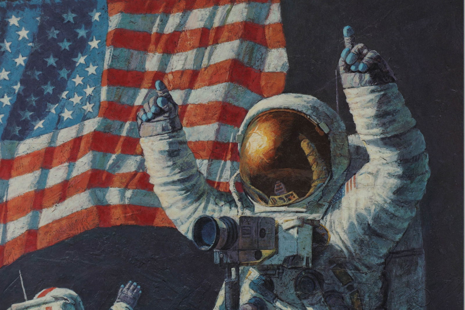 Alan Bean In the Beginning Offset Litho SIGNED - 2