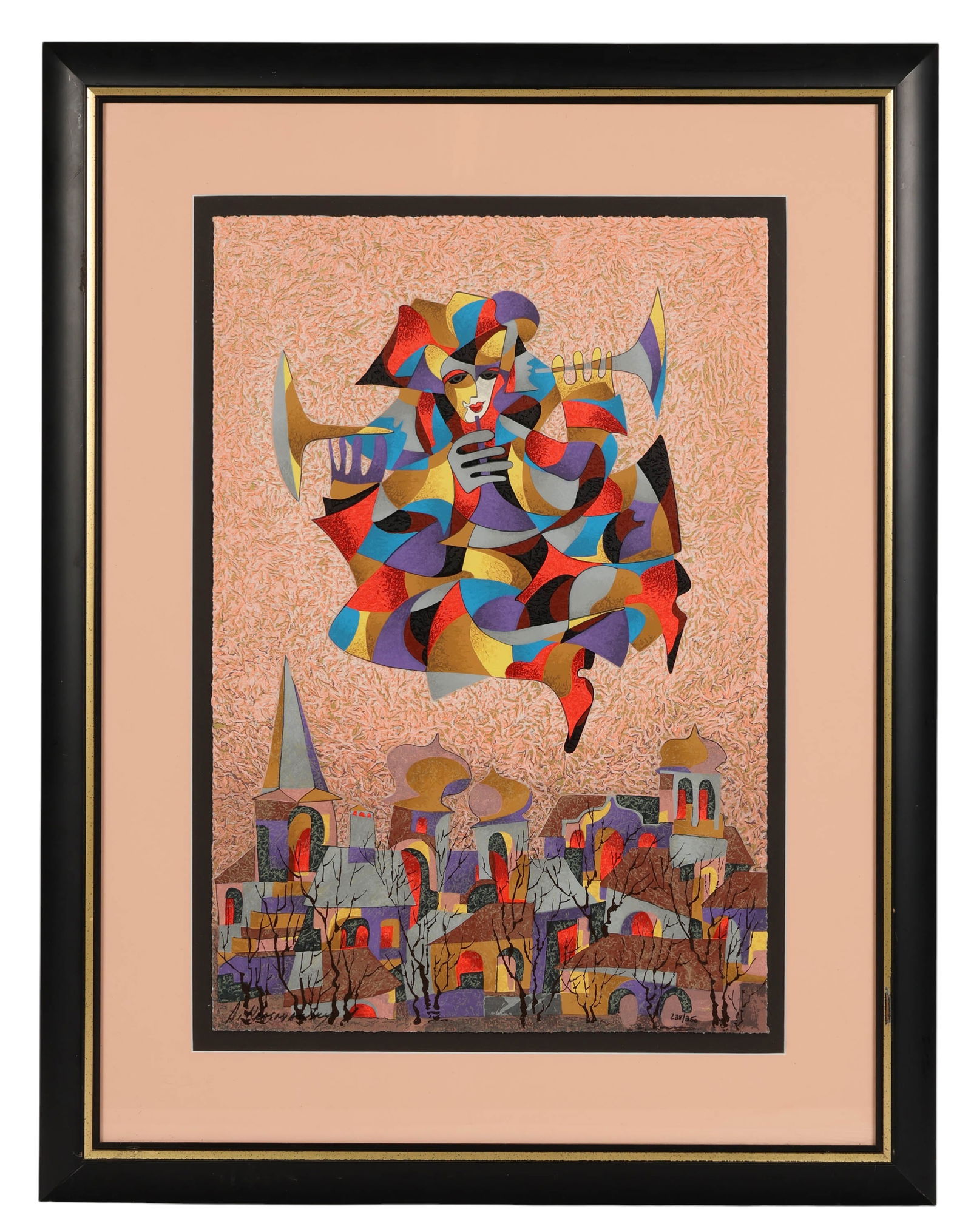 Anatole Krasnyansky 1930-2023 Geometric Serigraph (1 of 8)