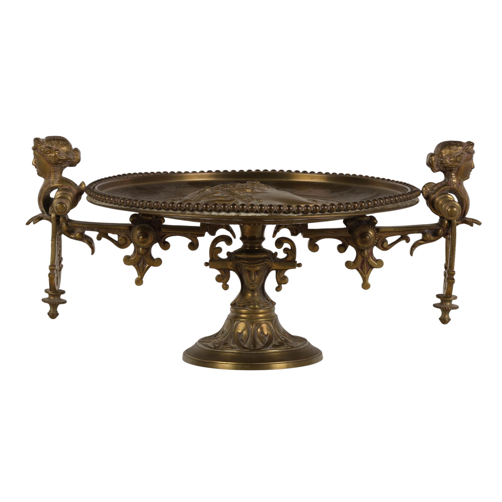 Antique French Bronze Neoclassical Style Tazza (1 of 6)