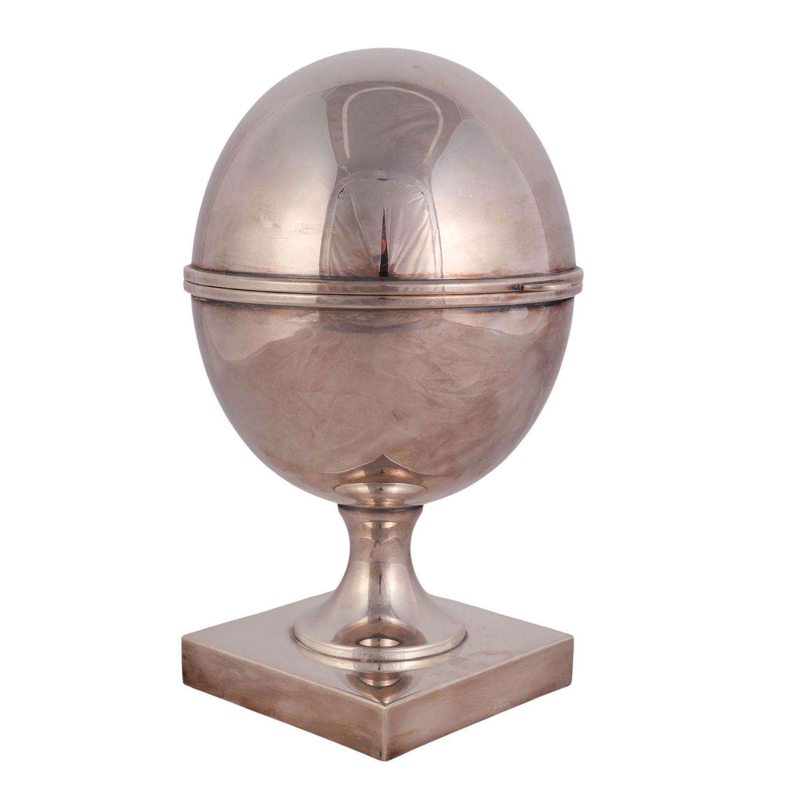Art Deco Silverplated Spherical Caviar Server (1 of 6)