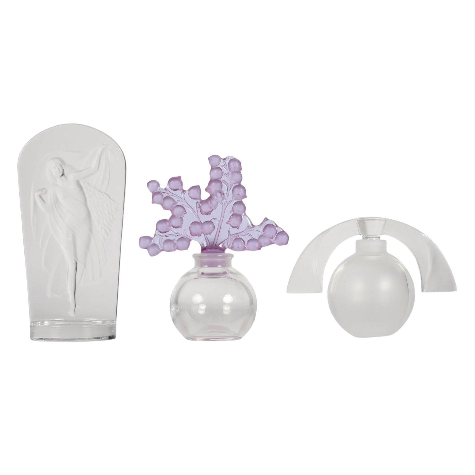 Lalique Crystal Hestia Clairefontaine & Eclipse 3p (1 of 8)